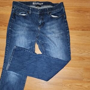 New York & Company Dark Blue Boot Cut Jeans